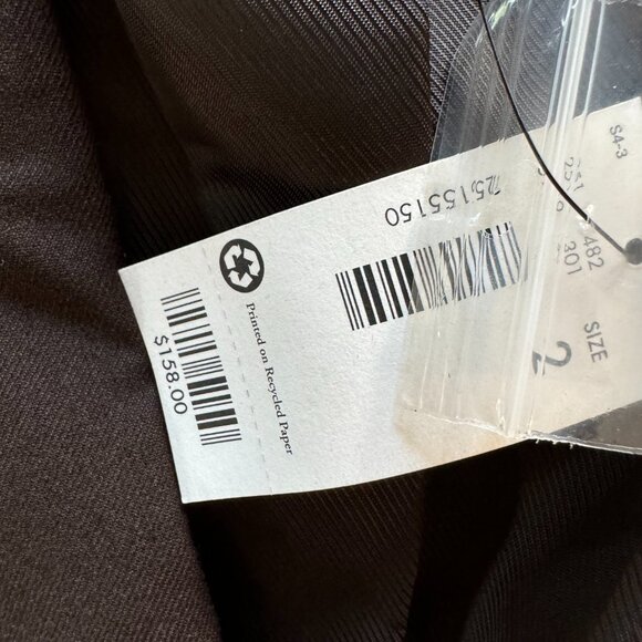 Brand New The Limited Women’s Chocolate Two Piece Blazer & Pants Set - Picture 8 of 12